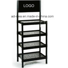 4 Layers Floor-Type Metal Display Stand/ Display Rack (MN-83)